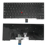 Teclados Para Notebooks E Netbooks Lenovo Thinkpad E470 Cor Preto Espanhol América Latina