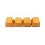 Teclas Para Jogos De Borracha TPR Em Branco Conjunto De 4 Teclas 1u Para Teclados Mecânicos Cherry MX Compatíveis Com OEM Neon Orange R4