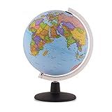 Tecnodidattica   Globo Terrestre NATGEO Beginners   Cartografia Política Oficial National Geographic Beginners   Giratório   Texto Em Português Do Brasil   Diâmetro  30 Cm