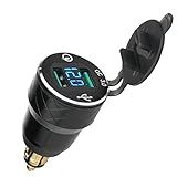 Tecreddy Adaptador De Energia Para Motocicleta DIN Hella Plug Para Carregador USB 3 0 Dual Quick Charge Compatível Com BMW Triumph Tiger Ducati Motorcycle