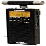 Tecsun PL 360 Rádio Digital PLL Portátil AM FM De Ondas Curtas Com DSP Preto