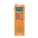 Tecsun Rádio Digital PL368 AM FM LW SW Worldband Com Receptor De Banda única Lateral Laranja 