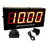 Tectrony Cronômetro Até 99 Segundos Com Stop Start E Reset Joga Cor Vermelho