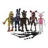 Teddy Flexível Urso Freddie Cinco Noites Na Fnaf 14-17cm 6pc
