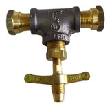 Tee 1 2 Conjunto 2 Válvula P13 Para Botijão De Gás