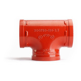 Tee 90 Ranhurado Grooved 2 1 2 Polegadas 76 1mm Ul E Fm
