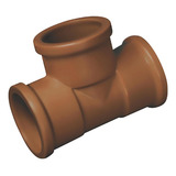Tee Corr Plastik Lll 1 1 4 Marrom Kit C 10 Peca s 