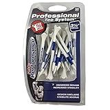 Tee De Golfe Pride Professional Tee System EV31430 30 Unidades Branco Azul