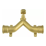 Tee Misturador Metálico Dn16 X 1 2 98605 Pex Amanco Cor Bronze
