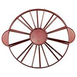 Tegg Marcador De Bolo Redondo Para Fatias De Bolo E Fatiador De Torta- 10 Ou 12 Fatias- Marcador De Porção De Bolo Dupla Face- Vermelho