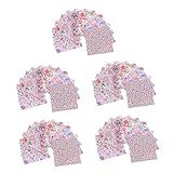 TEHAUX 120 Folhas Papel De Fundo Da Conta De Mão Papel De Presente Papel Estético Fitas De Papel Graváveis Fita Adesiva Japonesa Papel Craft Flor Washi Fita Adesiva Papel Base De Um Lado