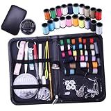 TEHAUX 134 Unidades Kit De Costura Artesanal Kit De Costura De Emergência Agulhas De Costura Materiais De Costura Mini Kit De Costura Portátil Definir Combinação Ferramenta