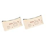 TEHAUX 2 Unidades Estojo De Lona Mochila Kit Livros Organizador De Estojo Bolsa De Lápis Pequena Grande Capacidade Bolsa De Lápis Diária Bolsa De Lápis Conveniente Portátil Porta Canetas