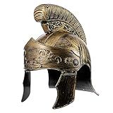 TEHAUX Antigo Romano Da Guerra Capacete Escudo Chapéu De Cavaleiro Samurai Chapéu Cosplay Homens Capacete Romano Homens Capacete Idade Média Vintage Cara Decorar Plástico