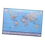 TEHAUX Mural Do Mapa Mundi Mapa