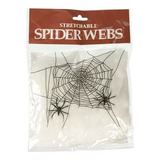 Teia De Aranha Branca Para Halloween Decoração Kit Com 3