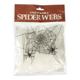 Teia De Aranha Branca Para Halloween Decoração Kit Com 3