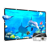 Tela 120 Polegadas Projeção Full Hd Projetor Refletiva Vithu