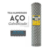 Tela Alambrado Aco Galvanizado