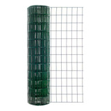 Tela Alambrado Soldada Pvc Verde Rolo 10m X 1 20m Altura