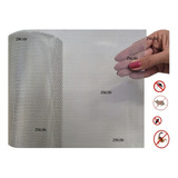 Tela Anti Insetos 25cm X 100cm Alumínio Expandido Para Ralos