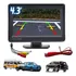 Tela Automotiva Lcd 4.3 Pol. Monitor P/ Câmera De Ré Tv Dvd