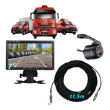 Tela Automotiva Monitor 6 Câmera De Ré Para Caminhão Van