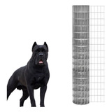 Tela Cerca Cachorro Galv 5x10cm Fio 1 65mm Alt 1 50m 9mts