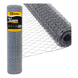 Tela Cerca Galvanizada Fio 23 1 50 X 50 Metros Galinheiro