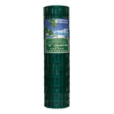 Tela cerca Revestida Pvc Tellacor 1 2mx25m Verde Morlan