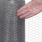 Tela De Arame Galvanizada P Viveiro Passaros 60cm X 10m