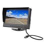 Tela De Inversão  Monitor De Visão Traseira PAL NTSC System 4 Way Entrada De Vídeo Gravação Loop Para Caminhão Para Van Para Trailer