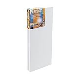 Tela De Pintura Pré Esticada De Algodão Para Artistas Livres De ácido E Sem ácido Da Practica Economy 1 58 Cm De Profundidade Pacote Com 2 20 32 Cm X 50 8 Cm
