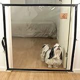 Tela De Proteção Para Portas Dog Door Mabuu Pet 75 Cm X 100 Cm Preto