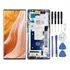 Tela De Toque Preta Amoled Lcd+ Com Moldura Para Zte Axon 40