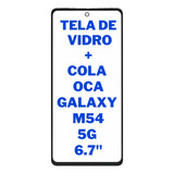 Tela De Vidro Sem Touch Display Samsung Galaxy M54 Sm M546