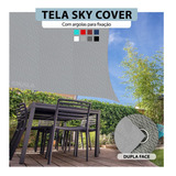 Tela Decorativa Gourmet Para Sombreamento Sky Cover 5x3 Mts