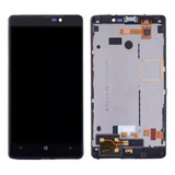 Tela Display Frontal Nokia Lumia N820 100 Original Com Aro