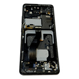 Tela Display Frontal S21 Ultra 5g C Mancha E Vidro Quebrado