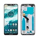 Tela Display Lcd Compatível Moto One Xt1941 P30 Play Com Aro