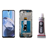 Tela Display Lcd Touch Compatível Moto E22 E22i Xt2239 C aro Cor Preto Cola