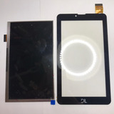 Tela Display Lcd touch Tablet Dl Tx 384 Tx 384 7 Pol C  Logo