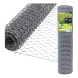 Tela Fio 23 0 64mm Galinheiro 50m X 1 50m Galvanizada