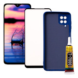 Tela Frontal Compatível Galaxy A12 Case Cola Película