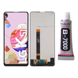 Tela Frontal Display Compativel C K51s K510 Cor Preto Cola
