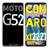 Tela Frontal Original Moto C/aro)g52(xt2221)+capa+película3d