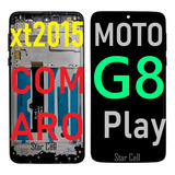 Tela Frontal Original Moto G8 Play