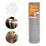 Tela Galvanizada Resistente Ovelha Cachorro 1 20x50m Fio 18