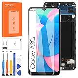 Tela Incell Para Samsung Galaxy A30S Tela De Substituição Para Samsung A307 LCD Screen SM A307F  SM A307G Touch Display Digitalizador Peças De Reparo Com Moldura  Preto Sem Função De Impressão Figura 