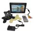 Tela Lcd 7 Pol Portátil Monitor Carro Ou Cftv Digital+fonte
